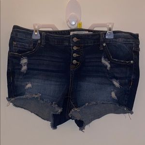 Torrid size 14 high waist shorts.